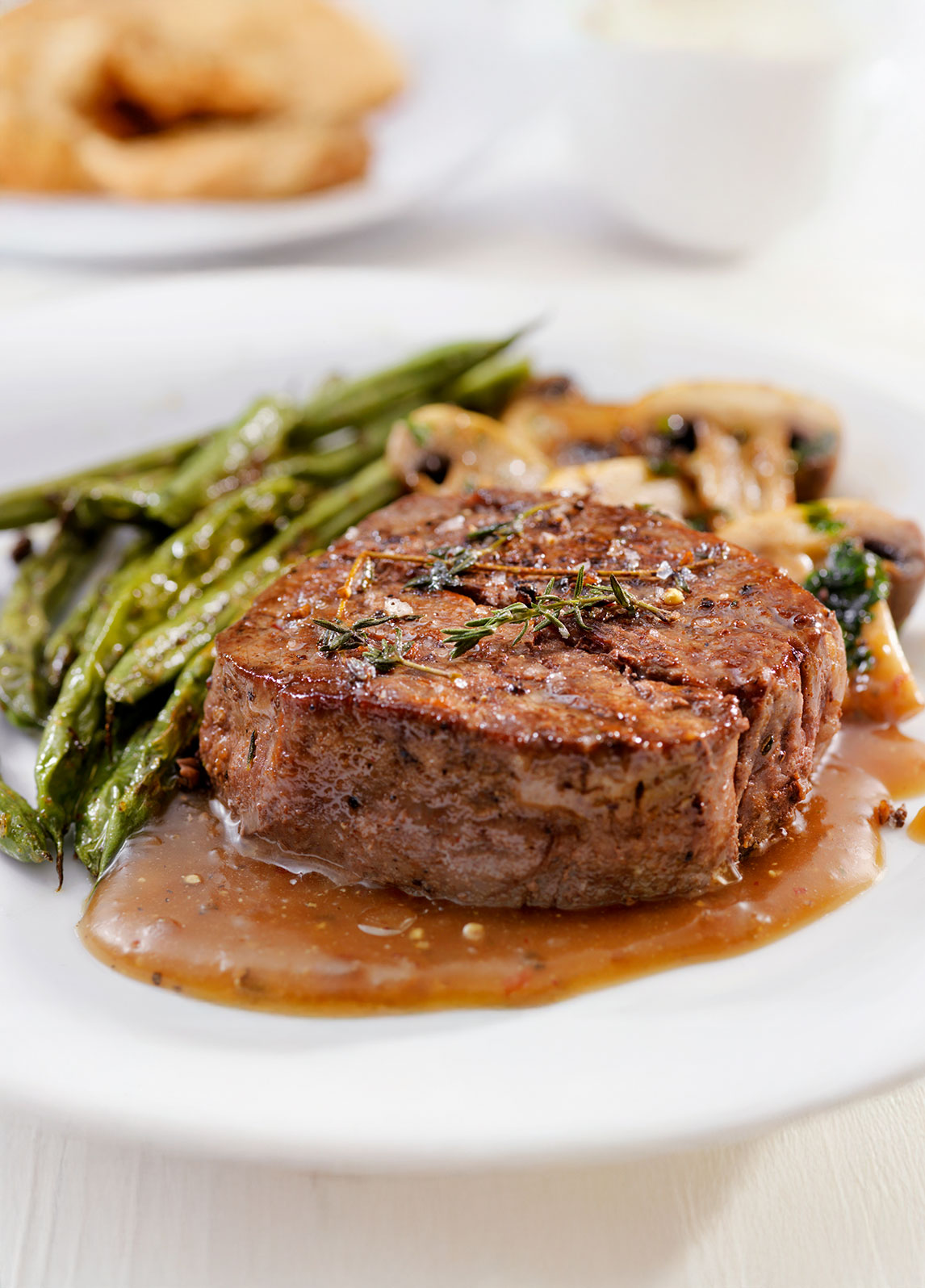 Piatto con cinghiale e fagiolini